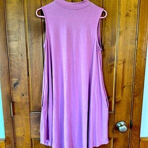 Short sleeve dress knee length